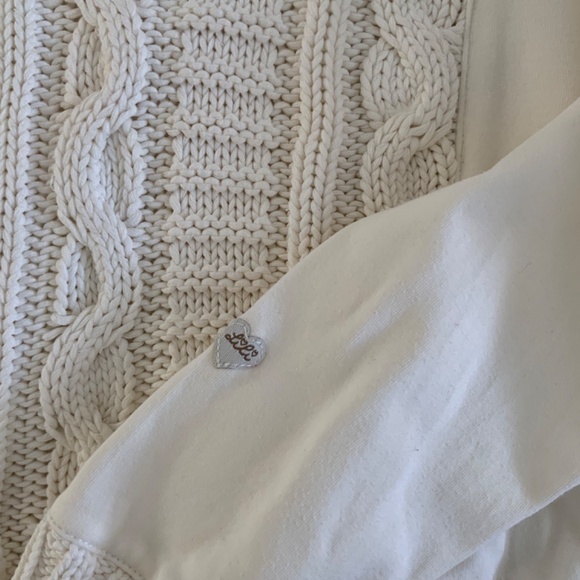 Lily GAUFRETTE SZ: 6 TURTLE NECK OFF- WHITE COTTON - Picture 3 of 3
